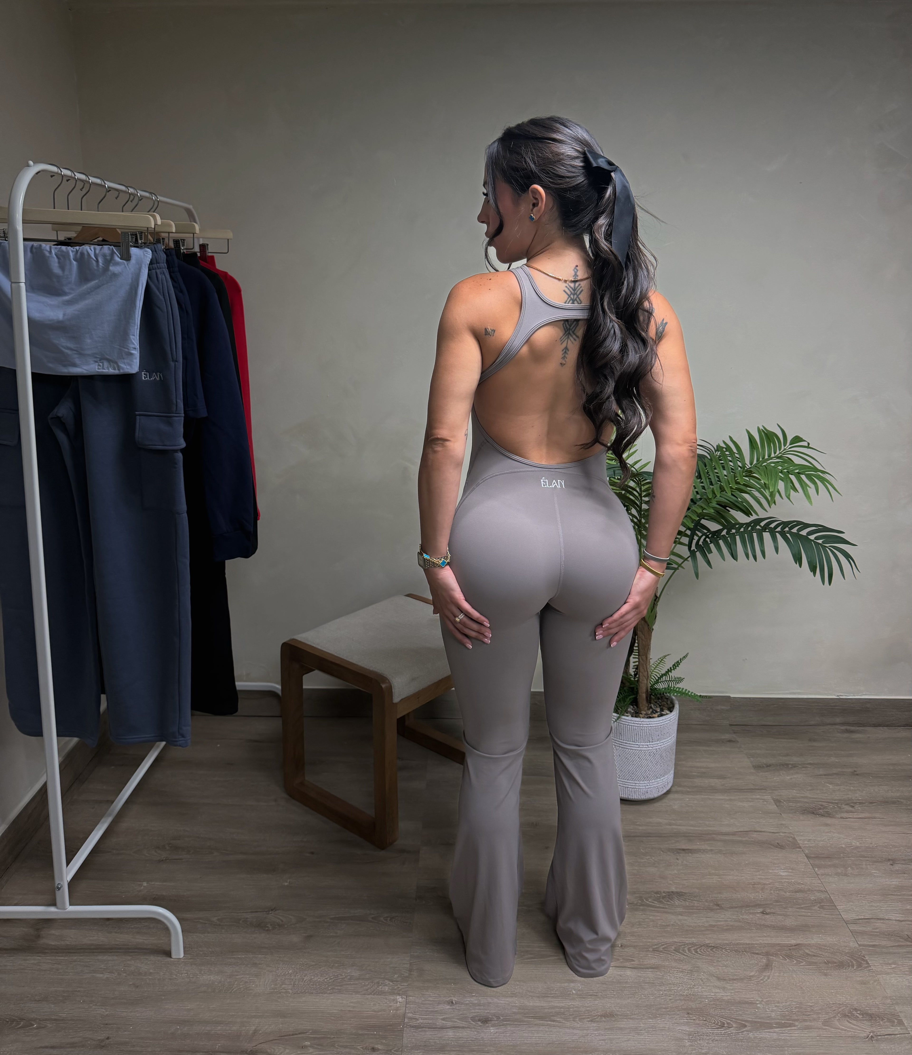 GRAY JUMPSUIT
