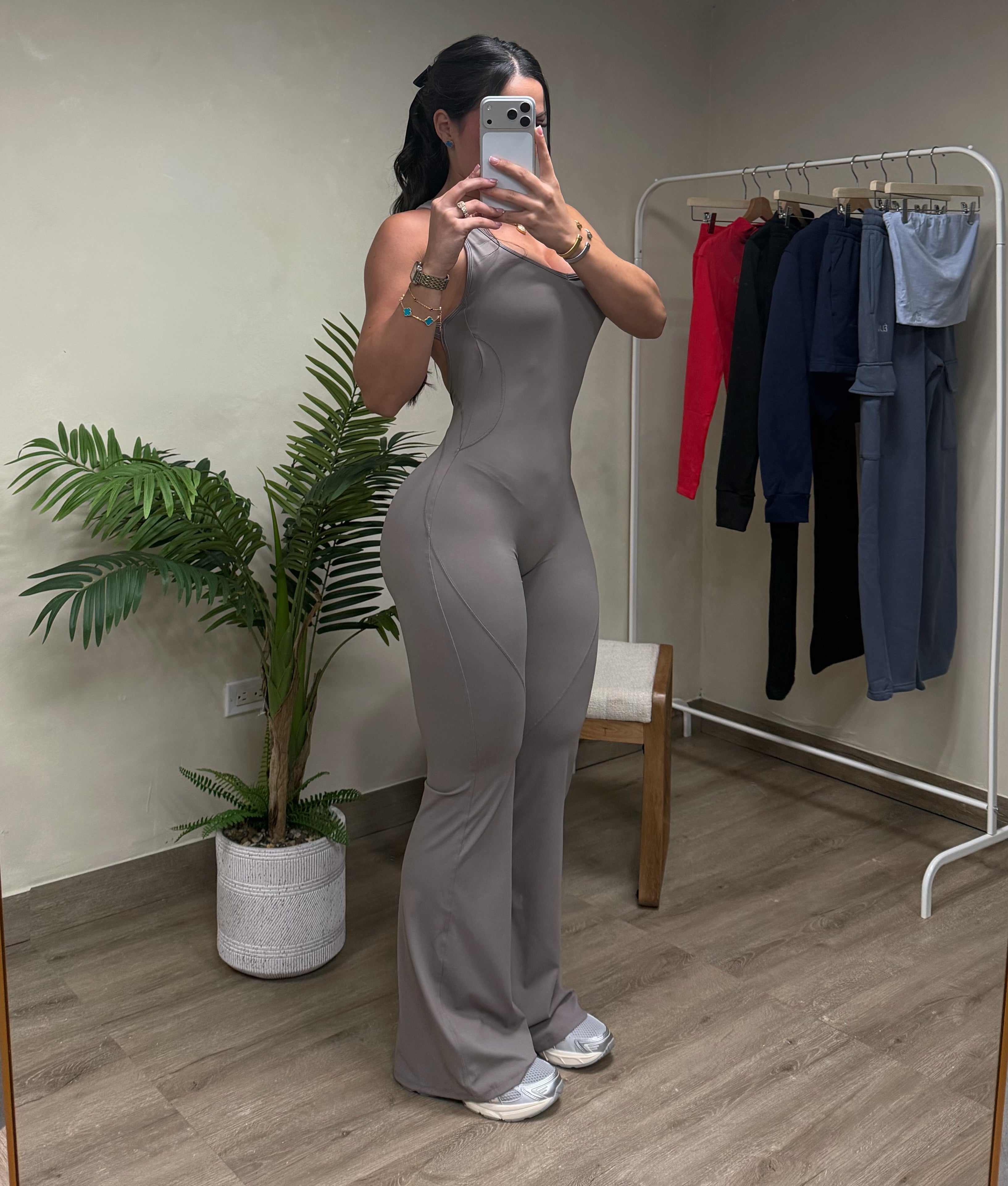 GRAY JUMPSUIT